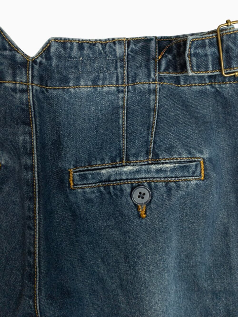 Pilcro Pleated Wide-Leg Jean Anthro Size 26 EUC Medium Denim - Picture 3 of 6